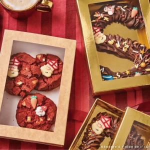 10 gold packaging boxes for chocolates and biscuits