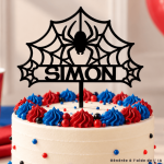 personalized spider-topper-cake-idea