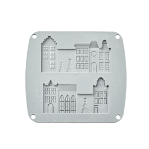 Christmas village silicone mold