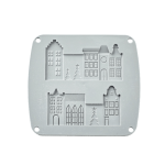 Christmas village silicone mold