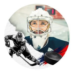 Edible photo Hockey round 20 cm