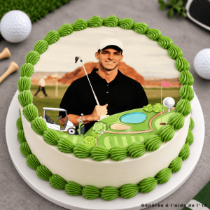 Edible photo Golf round 20 cm