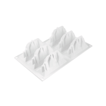 Silikomart Dolomiti mold for 6 Christmas logs