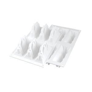 Silikomart Dolomiti mini yule log mould - 6 cavities