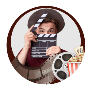 Round edible photo 20 cm Cinema