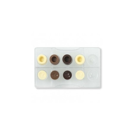 Circled-polycarbonate-mold-for-chocolate