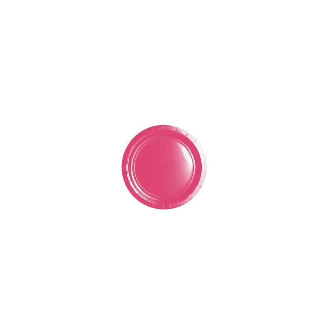 Pink-paper-plates