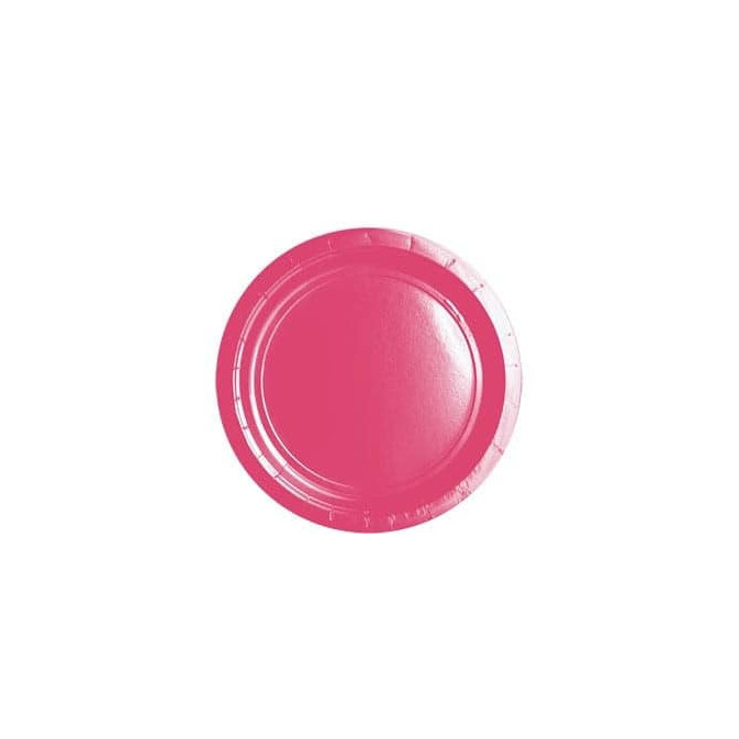 Pink-paper-plates