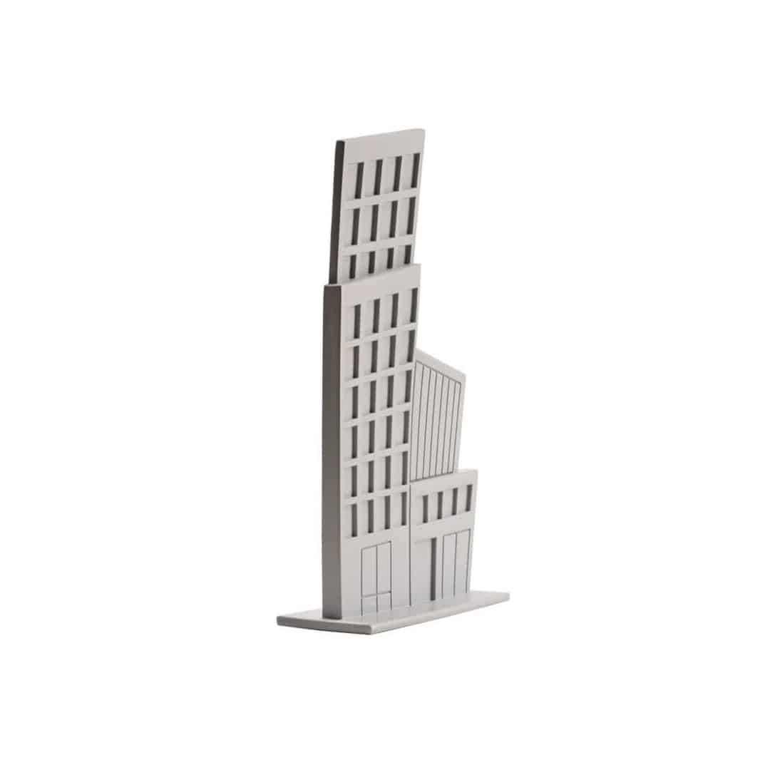Building-in-grey-PVC-for-cake-decor