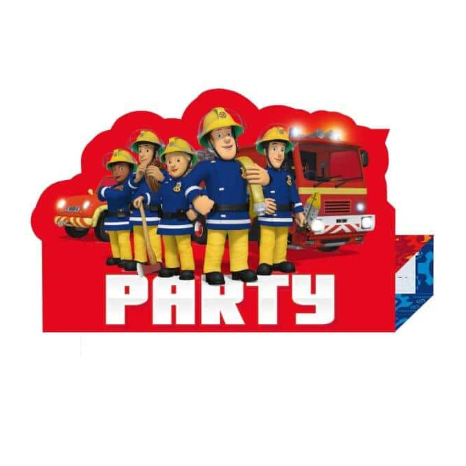fireman-sam-invitations