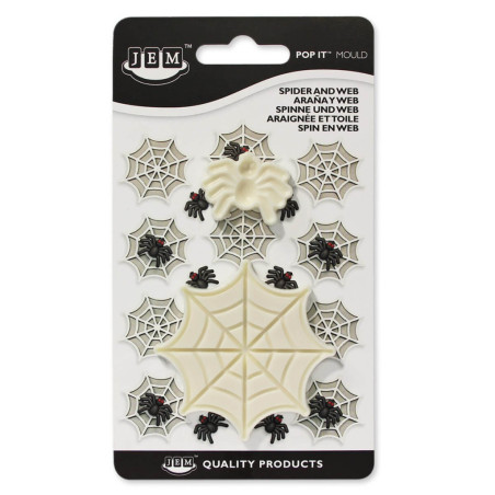 Spider-and-its-web cookie cutter