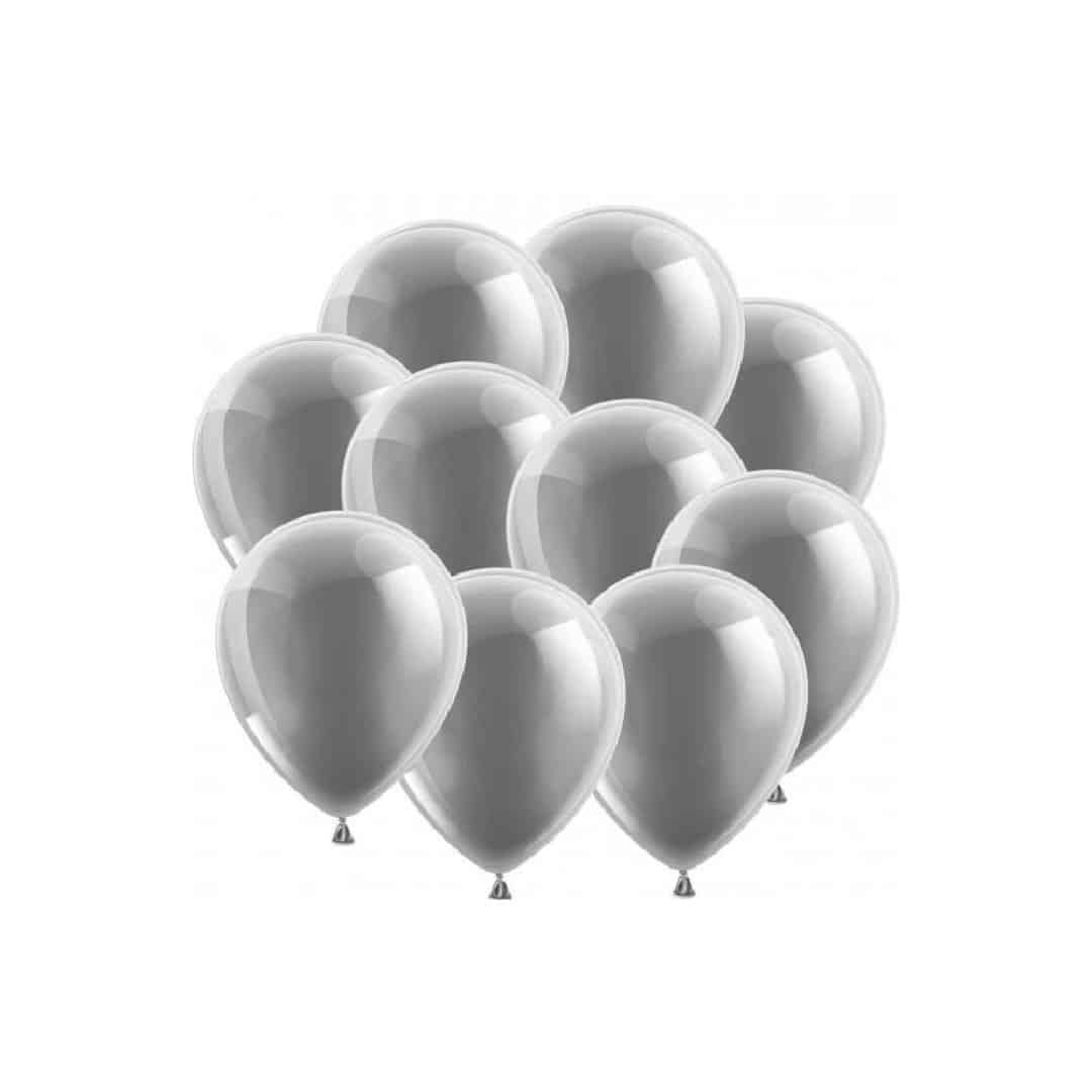 Mother-of-pearl-silver balloons
