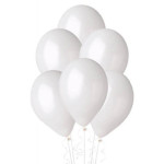 white balloons