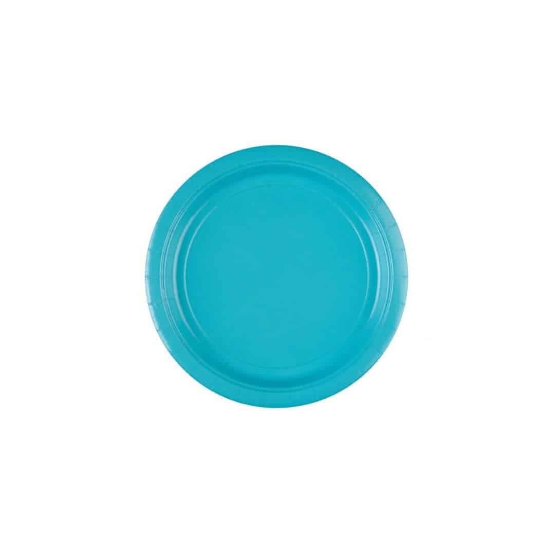 turquoise-cardboard-plates-23-cm