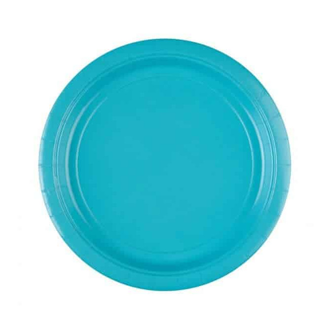 turquoise-cardboard-plates-23-cm