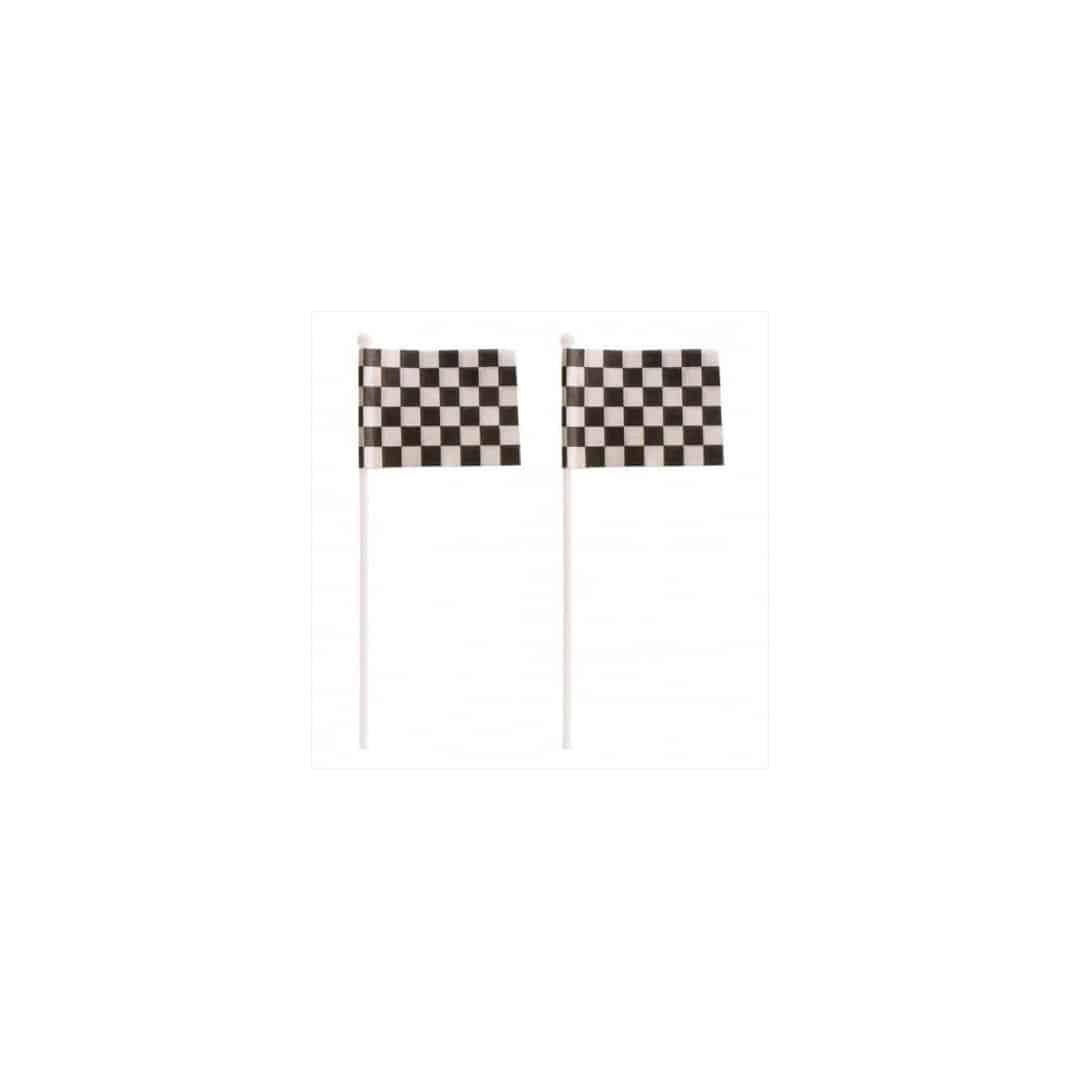 6-racing-flags-on-picks-for-car-cake-decor