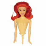 Bust-of-red-head-doll-for-cake