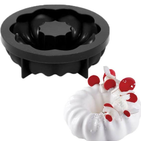 Silicone-mould-Queen-Pavoni