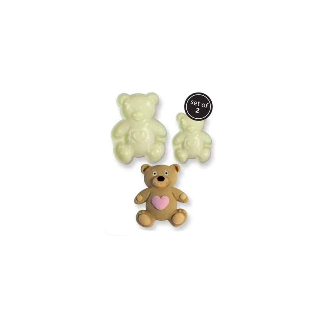2 bear cookie cutters