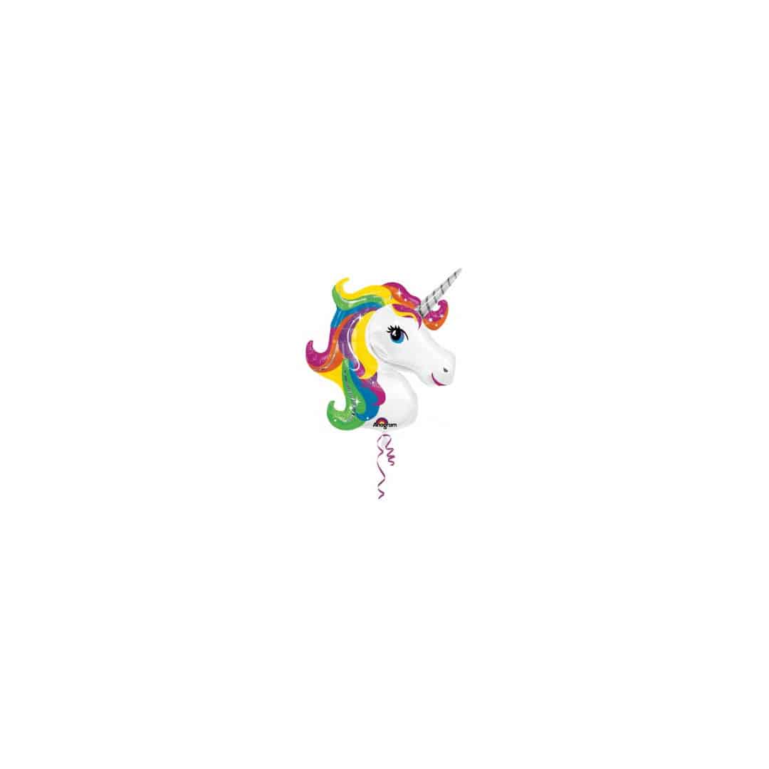 unicorn balloon - 83 x 73 cm