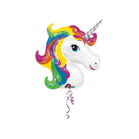 unicorn balloon - 83 x 73 cm