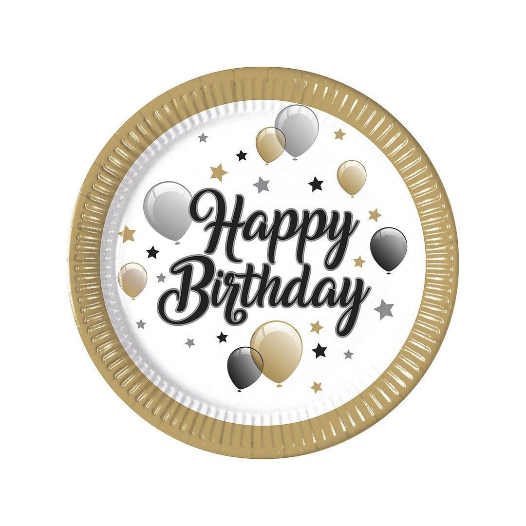 8-plates-birthday-balloons-gold