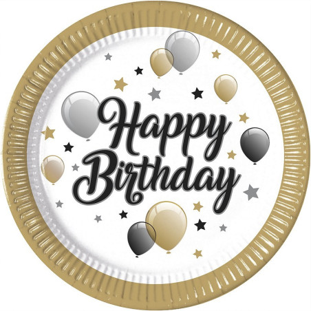 8-plates-birthday-balloons-gold