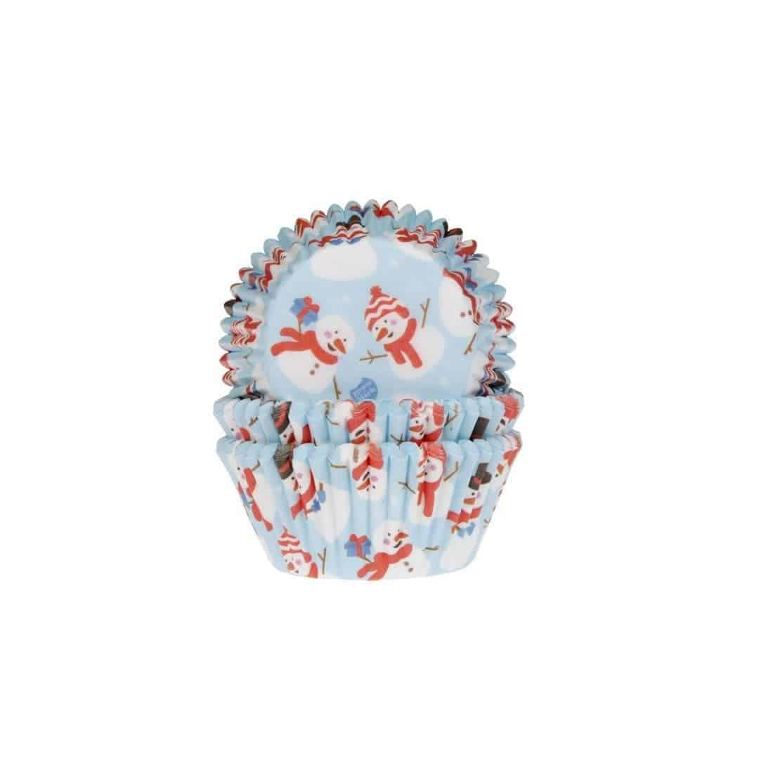 50-snowman-cupcake-cases