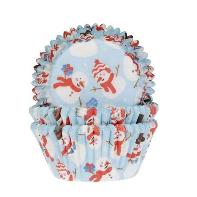 50-snowman-cupcake-cases
