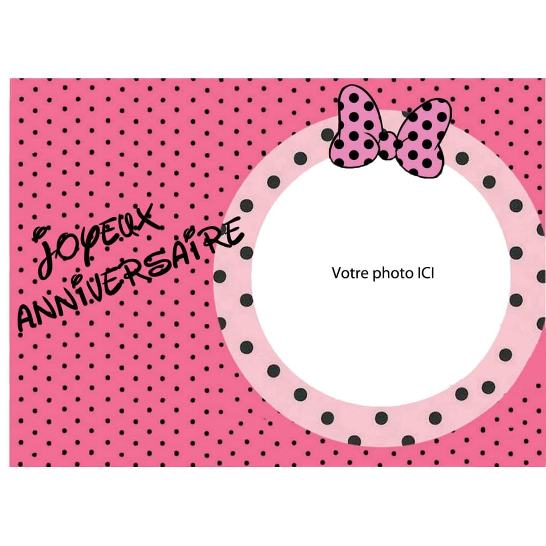 Edible photo A4 Minnie