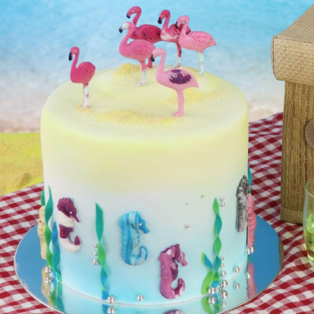 flamingo cake