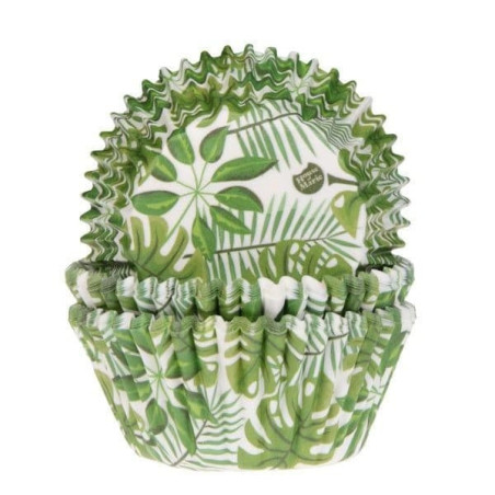 50-green-foliage-cupcake cases
