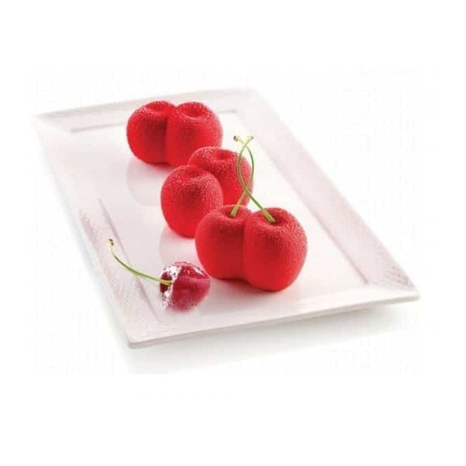 silikomart trompe-l'oeil cherry mold