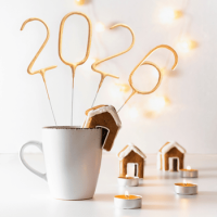 image-New Year cake decoration