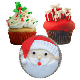 Christmas cupcake decoration - Boxes and decorations