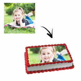 Personalized A3 photo for cake delivered in 24/48 hours