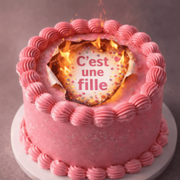 Burn Away Cake Supplies: wafer paper, photo & decorations